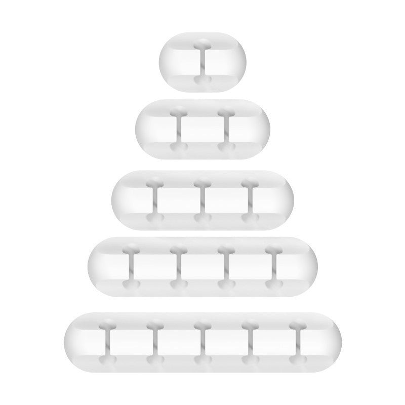 Креативен силиконов хъб за съхранение на кабел за зареждане, организиращ държач за кабел за данни, органайзер за настолен кабел за мобилен телефон