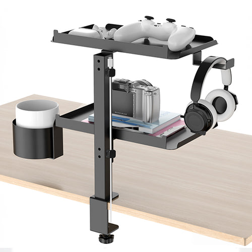 3-степенна многофункционална странична стойка за съхранение на бюро - Организирайте работното си пространство без усилие