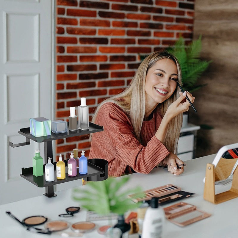 3-степенна многофункционална странична стойка за съхранение на бюро - Организирайте работното си пространство без усилие