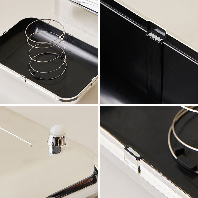 Електропластирана кутия за тъкани Винтидж чекмедже