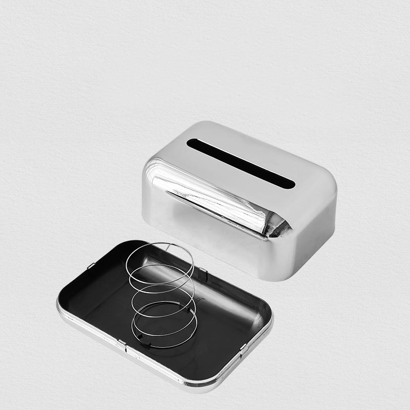 Електропластирана кутия за тъкани Винтидж чекмедже