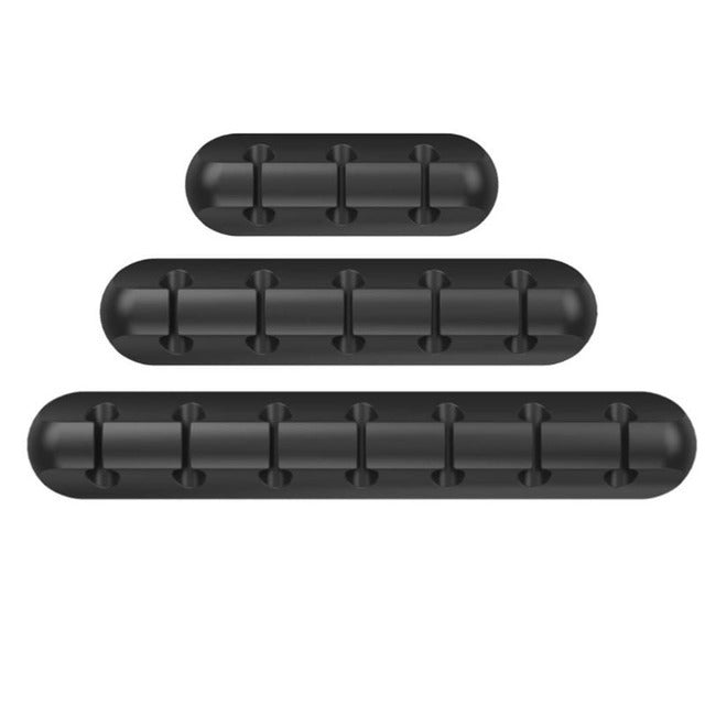 Креативен силиконов хъб за съхранение на кабел за зареждане, организиращ държач за кабел за данни, органайзер за настолен кабел за мобилен телефон