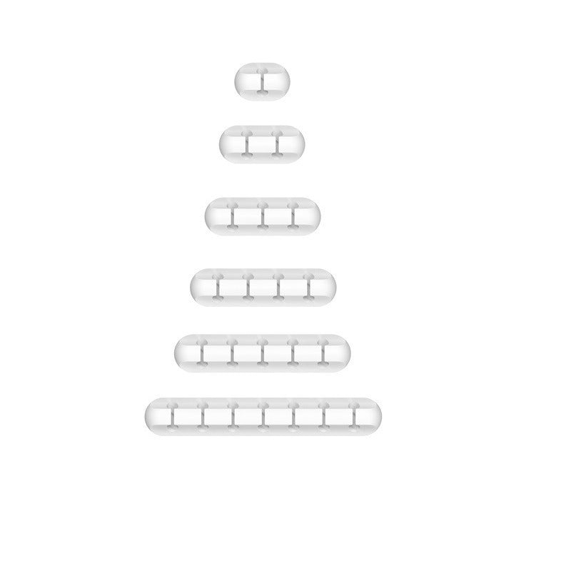 Креативен силиконов хъб за съхранение на кабел за зареждане, организиращ държач за кабел за данни, органайзер за настолен кабел за мобилен телефон